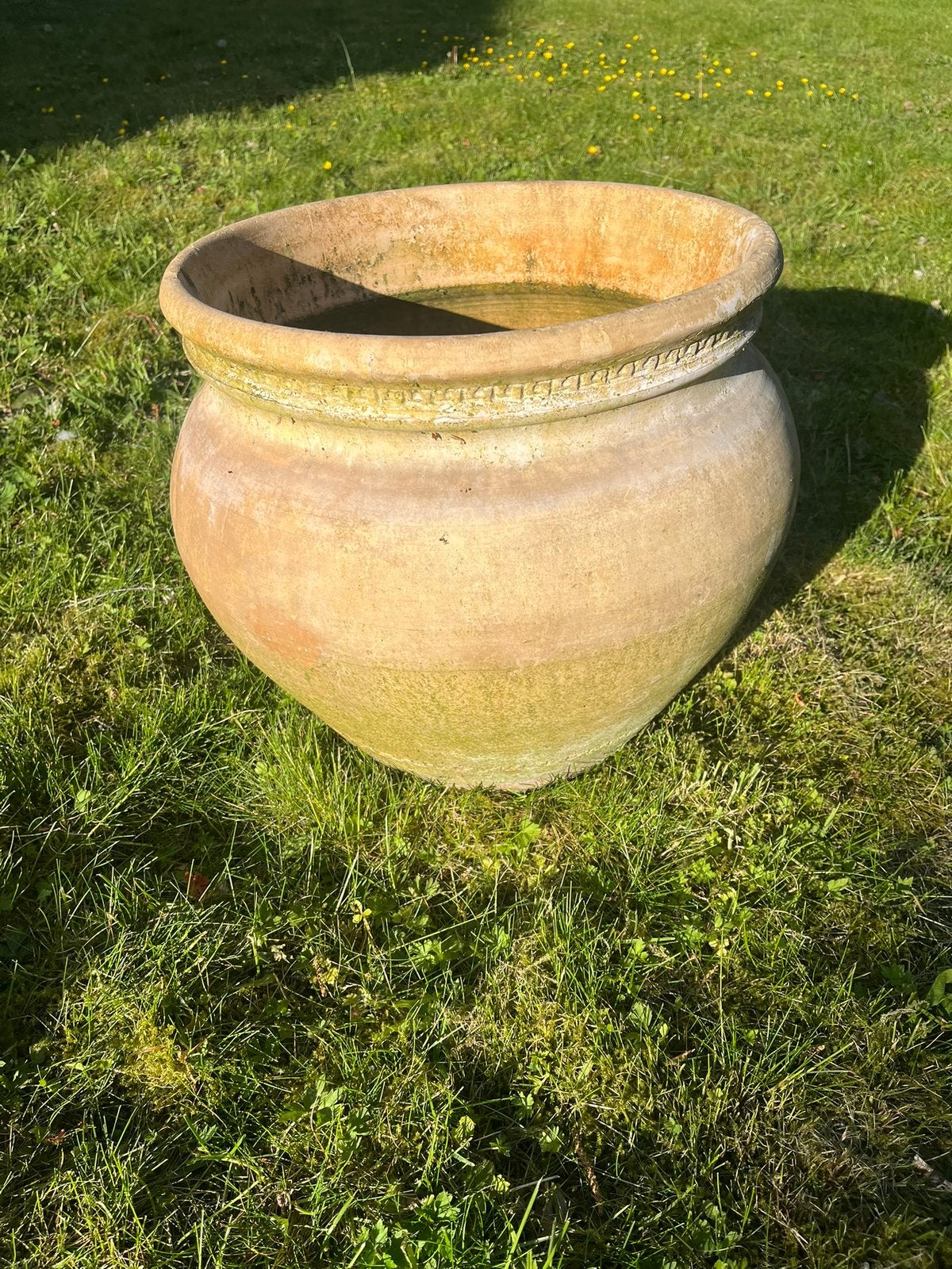 Bleke oude tuinpot, Tuin en Terras, Ophalen, Zo goed als nieuw