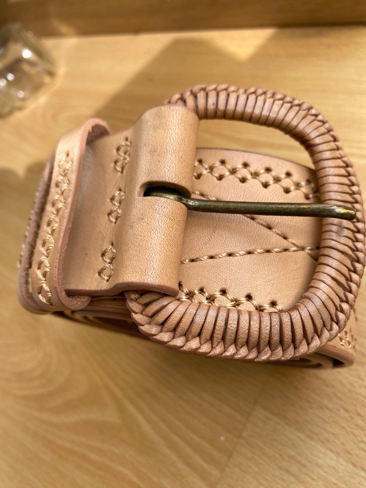 Ceinture, couleur beige, Kleding | Dames, Ophalen of Verzenden, Zo goed als nieuw, Overige kleuren, Heupriem