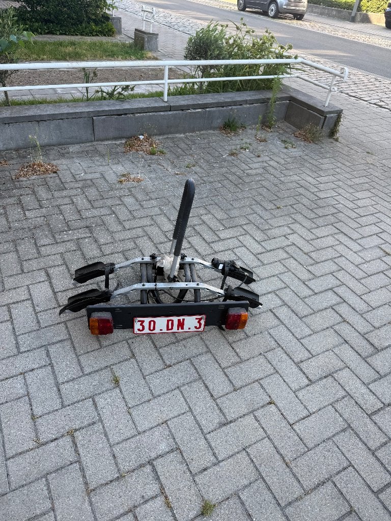 fietsdrager, Enlèvement, 2 vélos, Utilisé, Support d'attelage
