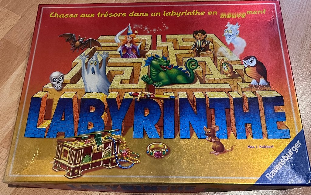 Jeu Ravensburger Labyrinthe, Trois ou quatre joueurs, Enlèvement, Comme neuf, Ravensburger