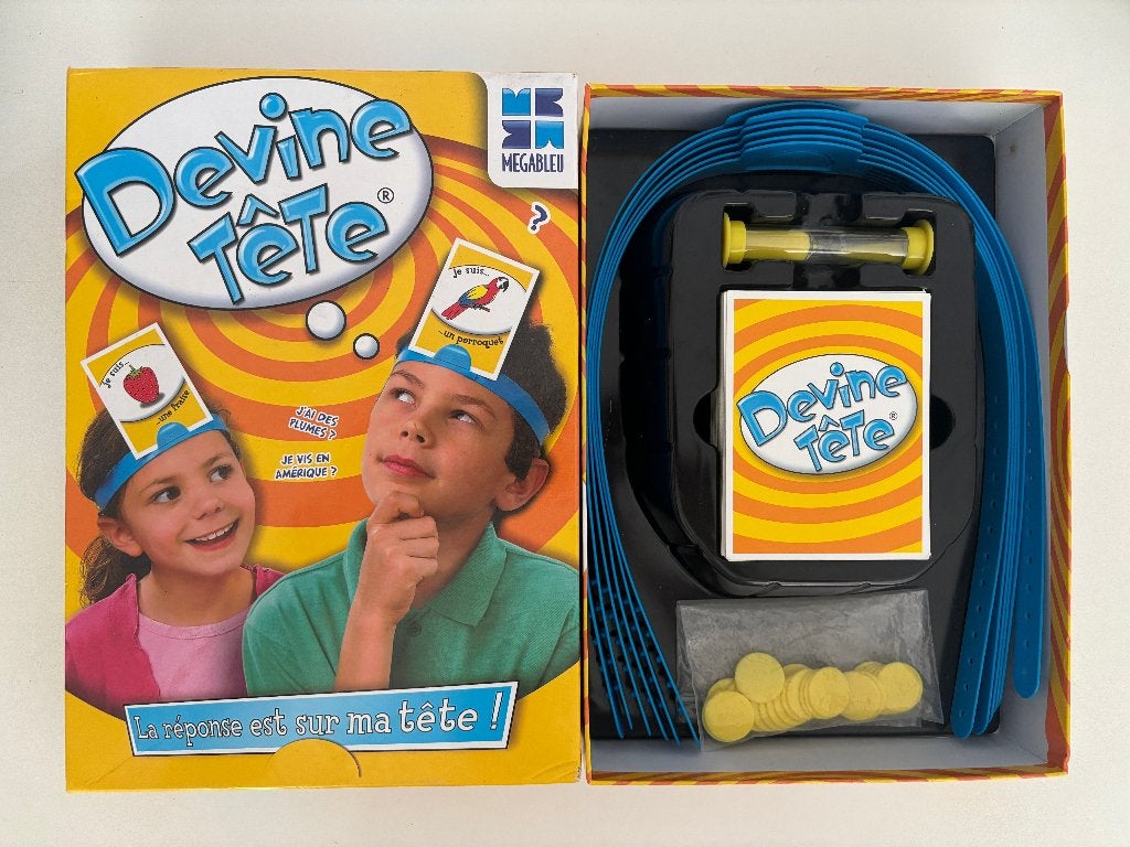 Jeu de société - Devine Tête, Drie of vier spelers, Ophalen of Verzenden, Gebruikt, Megableu