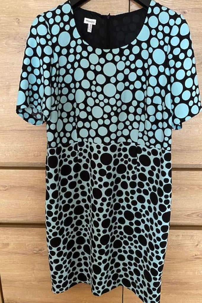 Mayerline jurk met polkadot B  48, Mayerline, Zwart, Maat 46/48 (XL) of groter, Ophalen of Verzenden