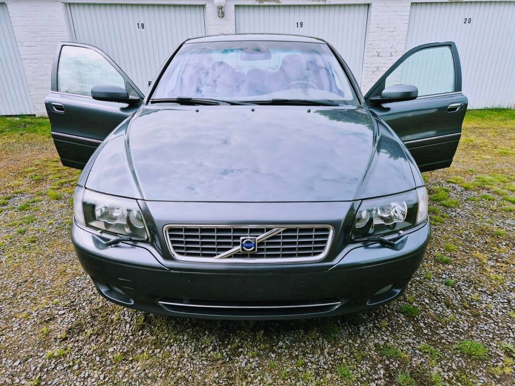 SUPERBE Volvo S80  D5  Automatique Gris métallisé, Autos, Cuir, Argent ou Gris, Achat, Carnet d'entretien