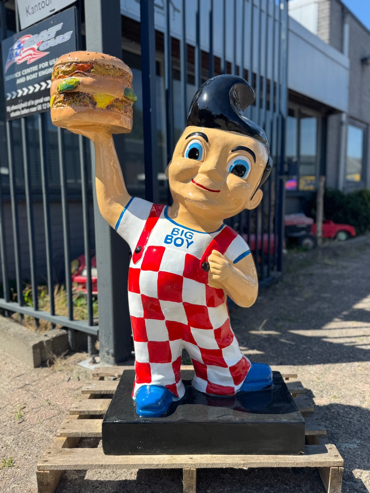 Big Boy Hamburger reclame beeld USA, Ophalen, Zo goed als nieuw, Reclamebord