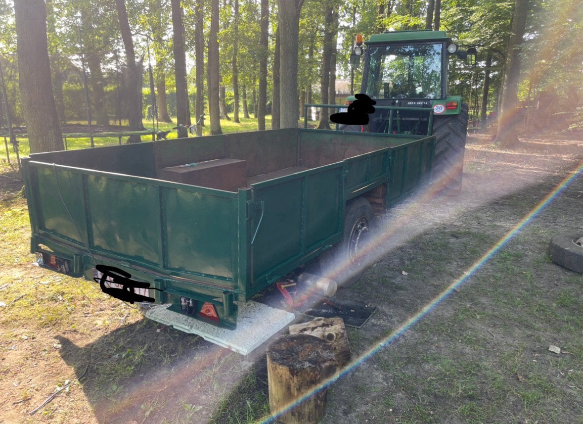 Aanhanger tractor, Ophalen, Transport