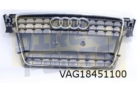 Audi A4 (1/08-4/12) grille (1QP stone Grey / chrome) Origine, -, -, Nieuw, Audi