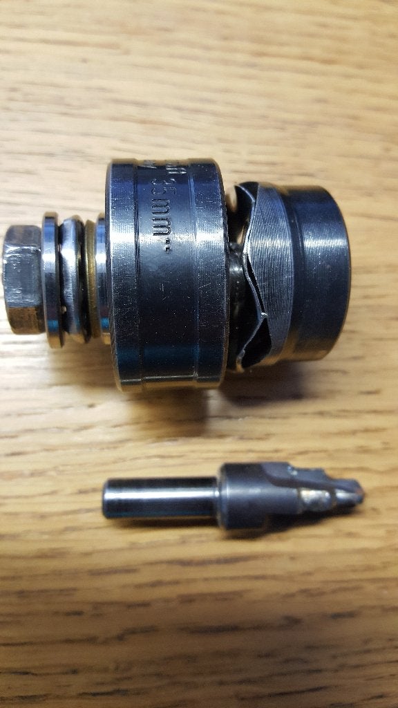 Gatsnijderset, wolfcraft  tweedelig, Doe-het-zelf en Bouw, Ophalen, Gebruikt, Overige typen