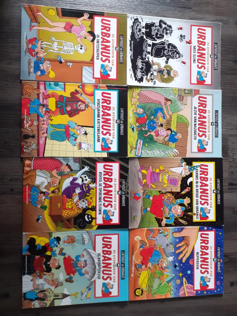 Lot strips Urbanus 67 nummers, Ophalen