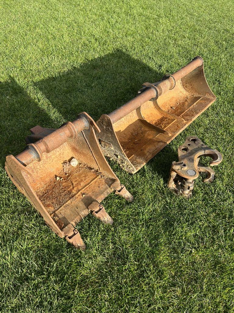 Morin m0 emmerset met snelkoppeling, Ophalen, Graafmachine