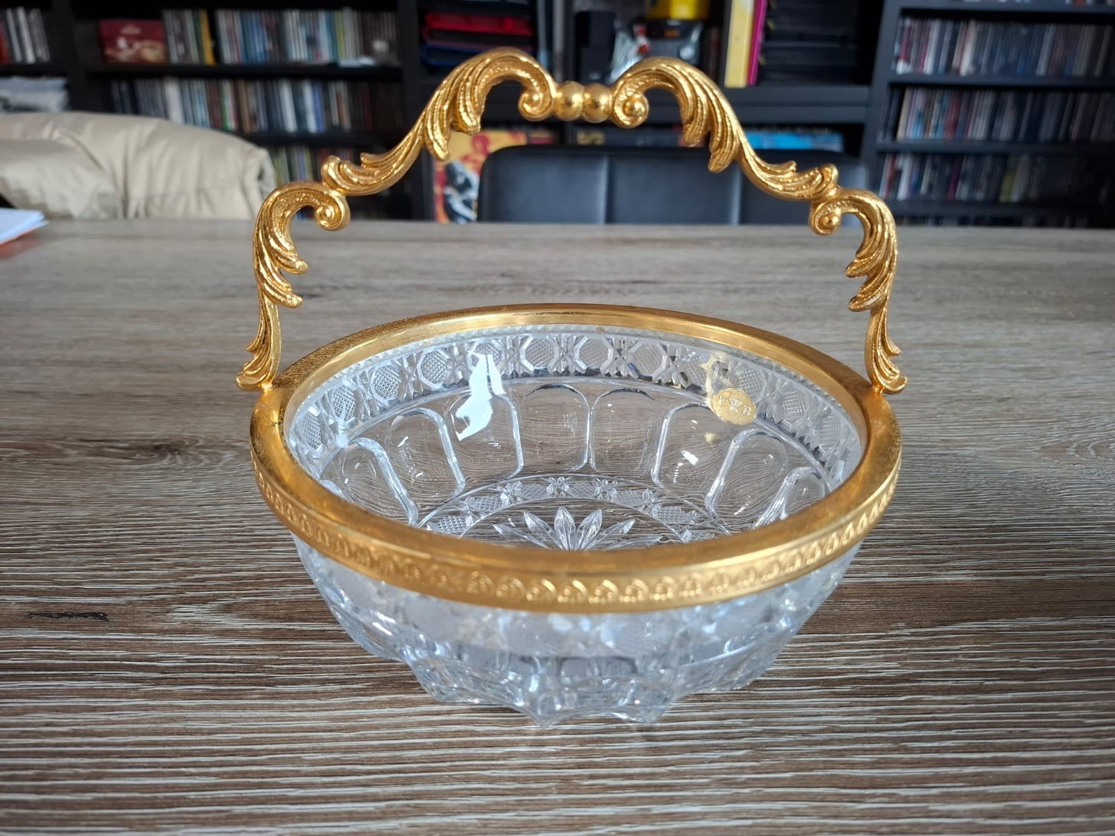bol en cristal taillé vintage, Enlèvement ou Envoi