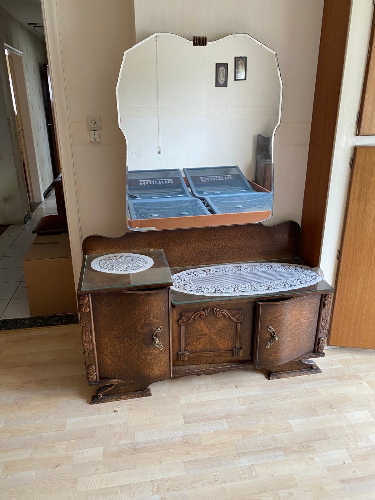 Kaptafel, Ophalen, Gebruikt, 100 tot 150 cm, Minder dan 100 cm
