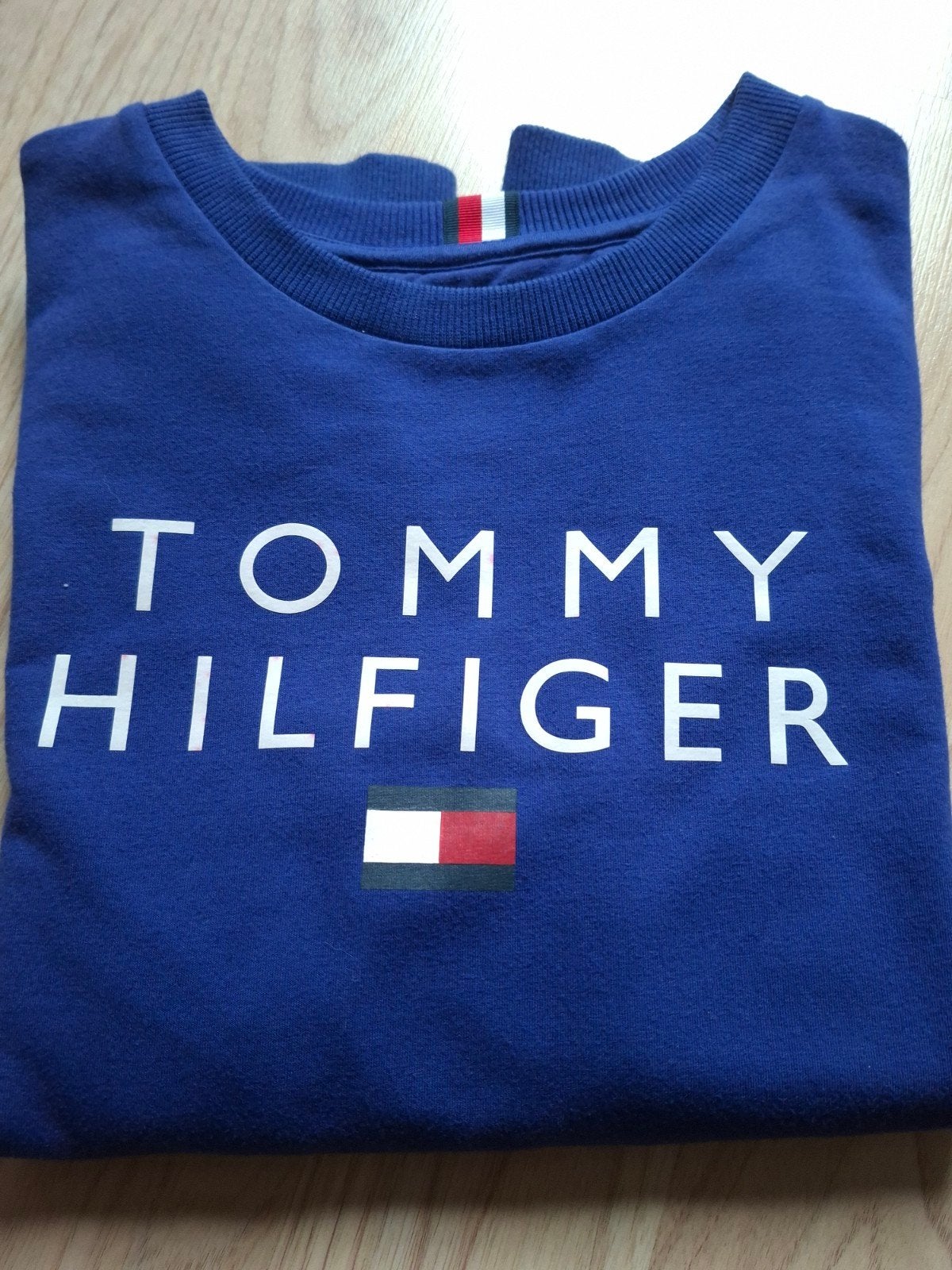 TOMMY HILIFGER PULLOVER BLAUW 14J, Garçon, Pull ou Veste, Comme neuf, Tommy Hilfiger