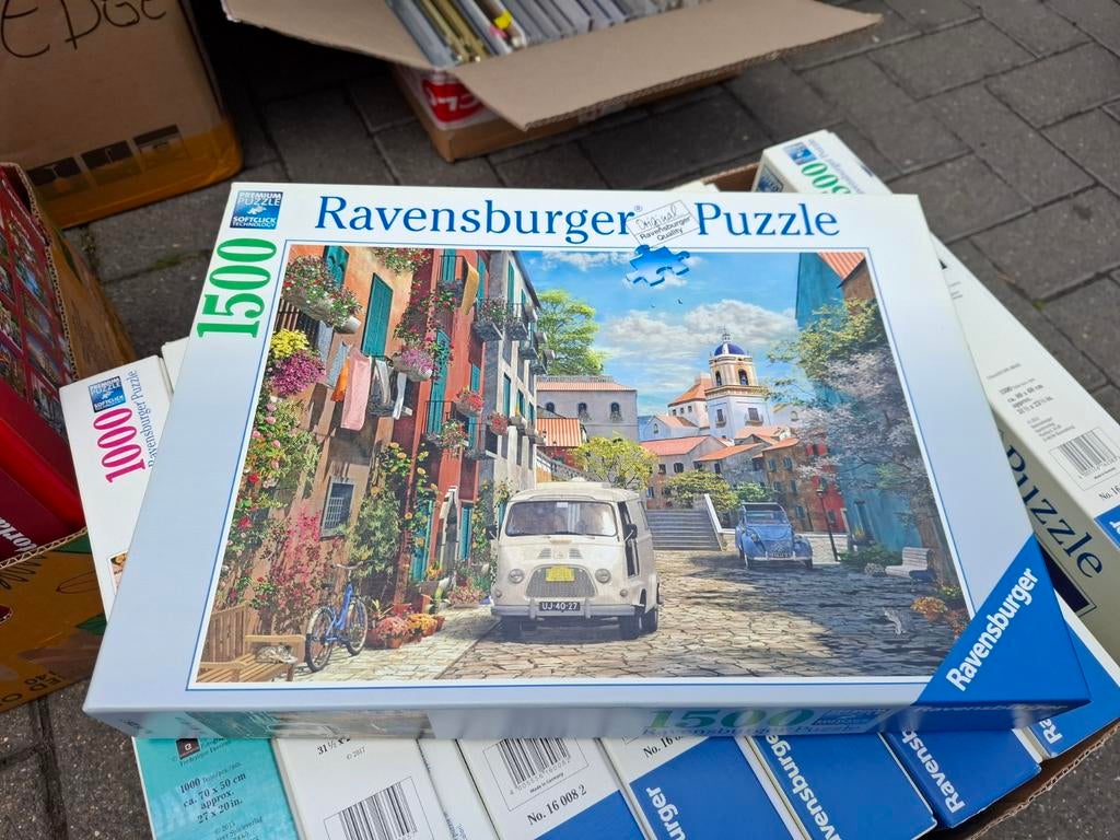 Verschillende puzzels Castorland en Ravensburger + kader, Ophalen of Verzenden