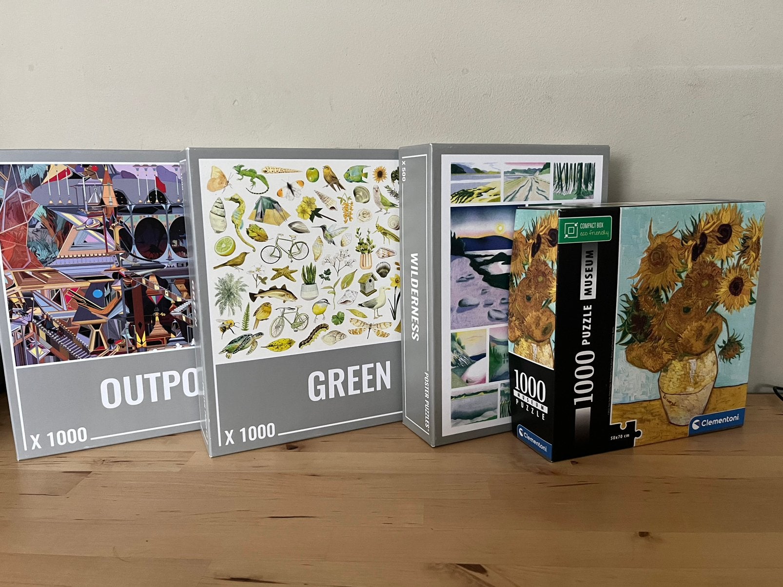 Lot van 4 puzzles, 500-1.000 stukjes Cloudberries Clementoni, Hobby en Vrije tijd, Ophalen of Verzenden, Zo goed als nieuw