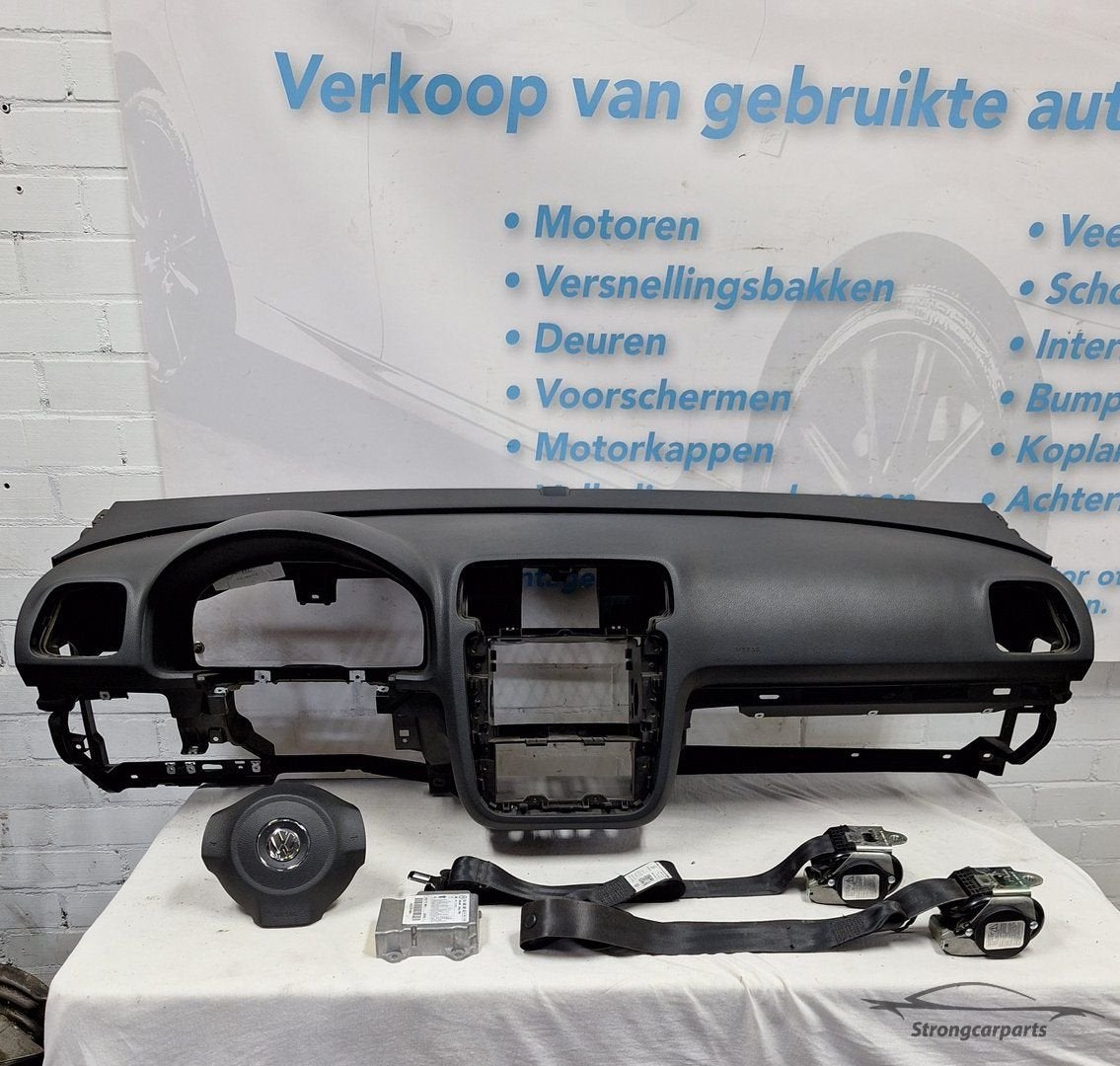 Airbag set VW Scirocco Dashboard stuurairbag + gordels modul, Volkswagen, -, Utilisé, -