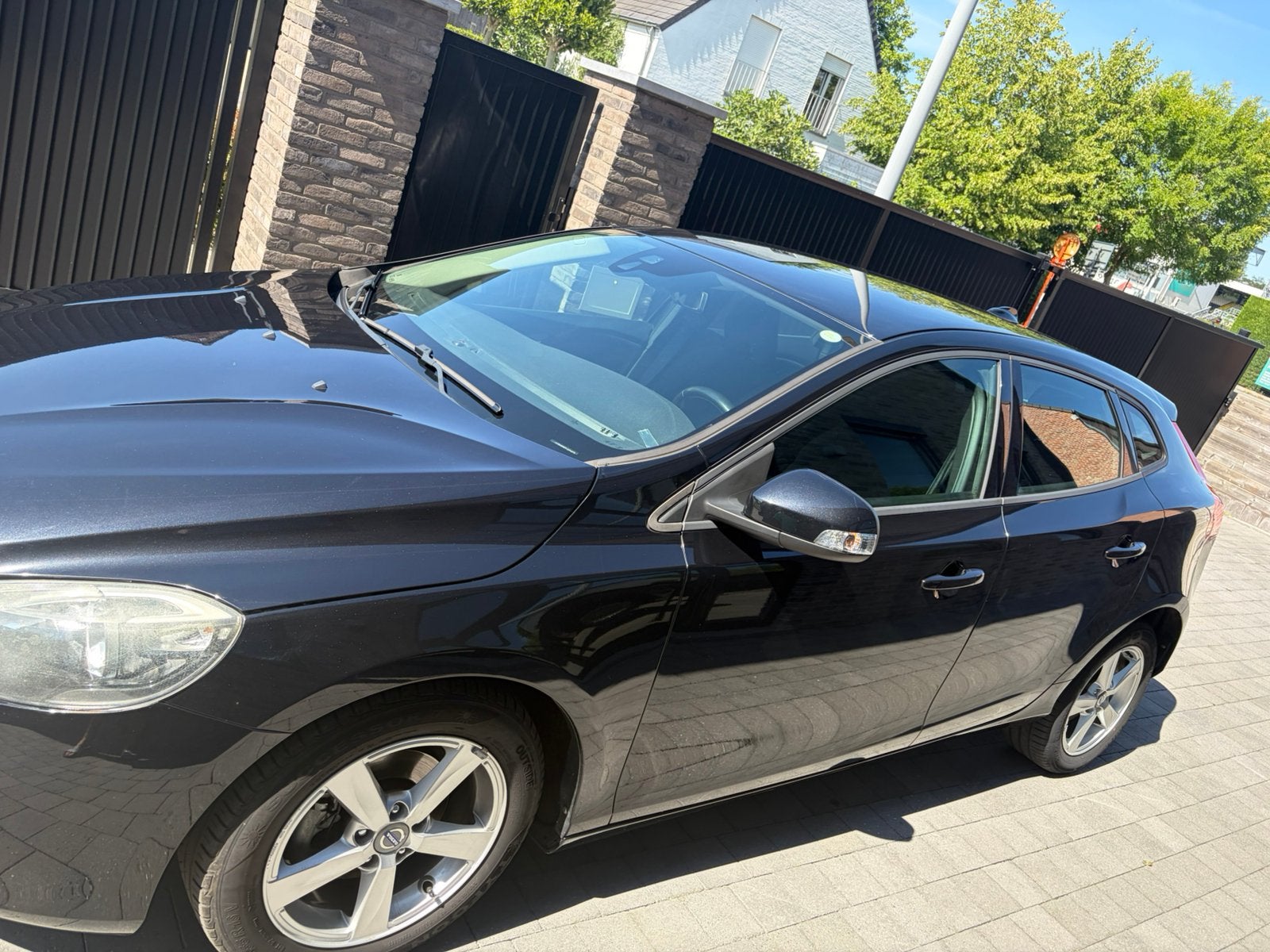 Volvo V40 1.6d gekeurd voor verkoop, Auto's, Volvo, Voorwielaandrijving, Euro 5, Stof, Zwart