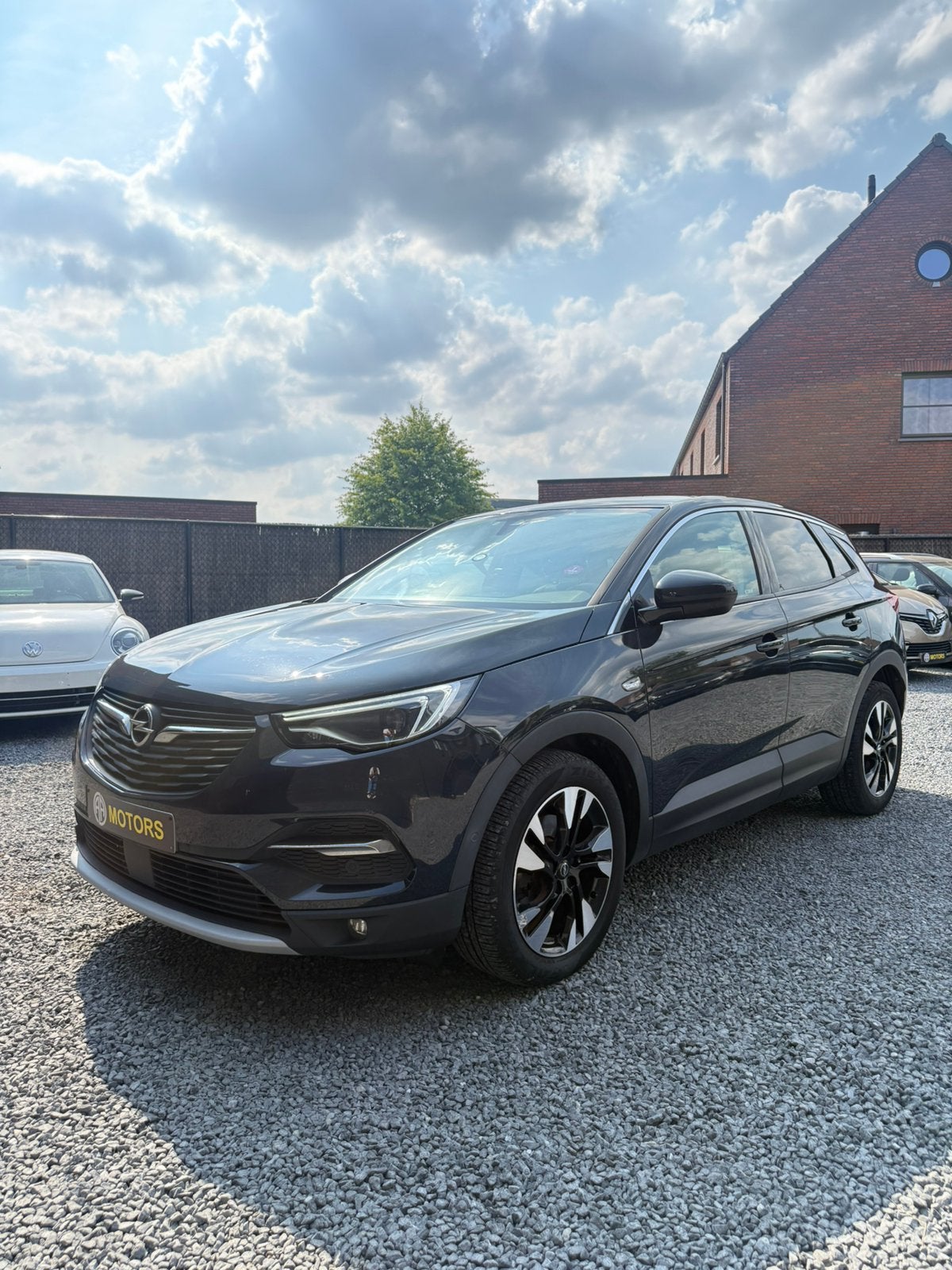 Opel Grandland X 1.2 Turbo, Autos, Argent ou Gris, Euro 6, Entreprise, Noir