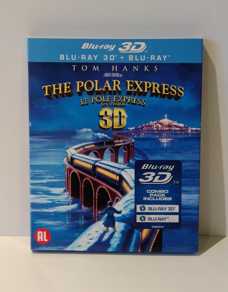 The Polar Express 3D + 2D Blu‑ray kerst klassieker Tom Hanks, Cd's en Dvd's, Blu-ray, Ophalen of Verzenden, Zo goed als nieuw