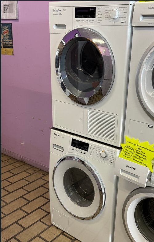 Lot Miele 8kg/A+++ Sèche linge pompe à chaleur et Lave linge, Enlèvement, Comme neuf, Séchoir à linge
