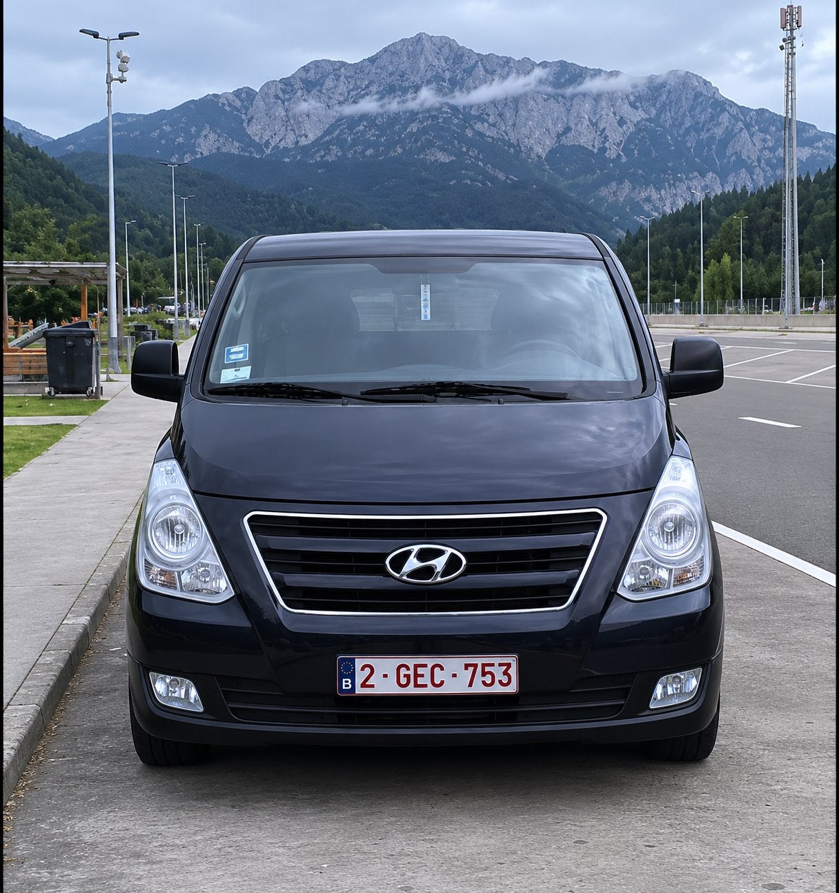 Hyundai H-1 2013 2.5 Automatisch, Auto's, Hyundai, 4 cilinders, Blauw, 175 kW, Particulier
