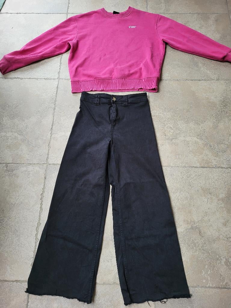 Merk Snipes: fuchsia trui mt 176 (zie foto's), Ophalen of Verzenden, Gebruikt, Meisje, Trui of Vest