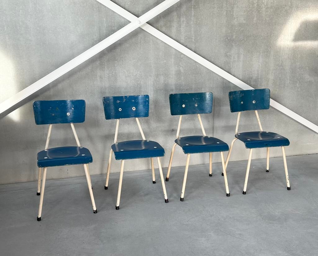Vintage eetkamerstoelen (4), Ophalen