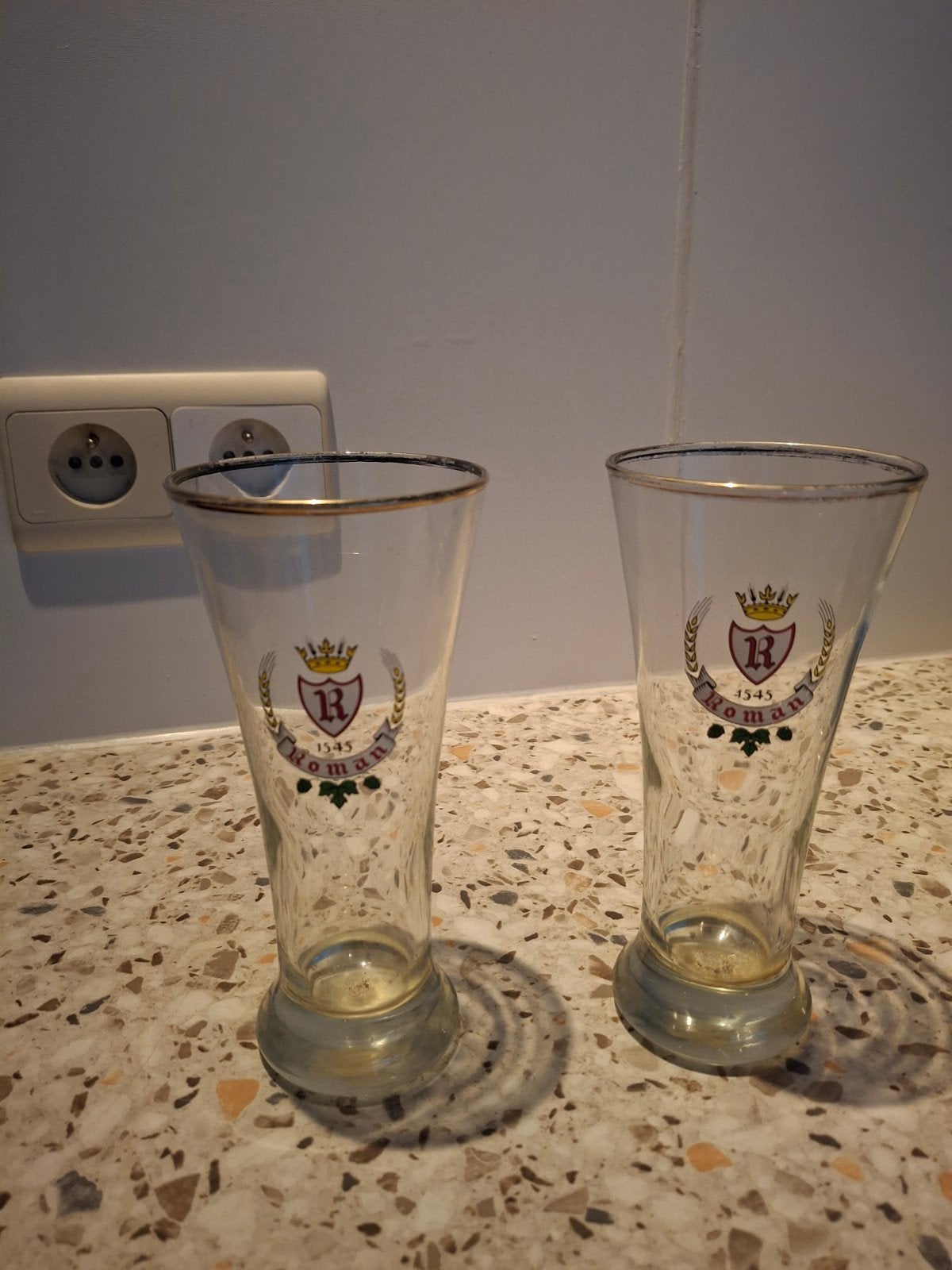Bierglazen Brouwerij Roman, Ophalen of Verzenden, Gebruikt, Bierglas