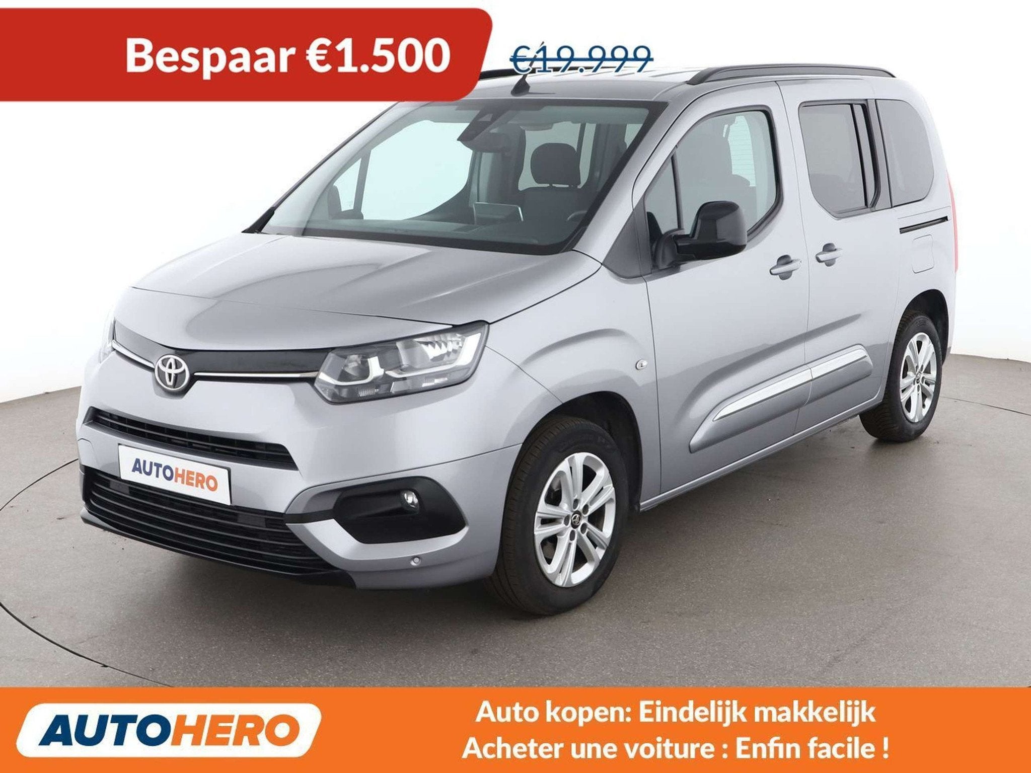 Toyota PROACE CITY 1.2 Turbo L2 Shuttle (bj 2024), Auto's, Voorwielaandrijving, Stof, Gebruikt, Euro 6