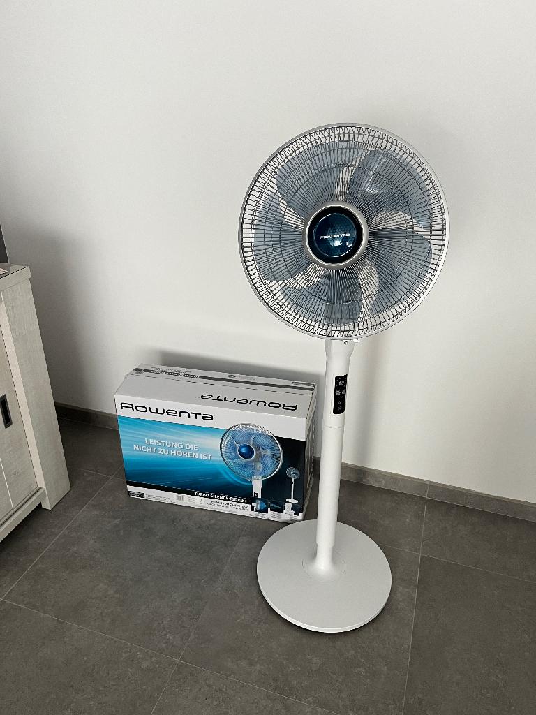 Ventilateur - Rowenta Turbo Silence Extrême+, Electroménager, Enlèvement, Ventilateur avec télécommande, Comme neuf, Ventilateur de sol