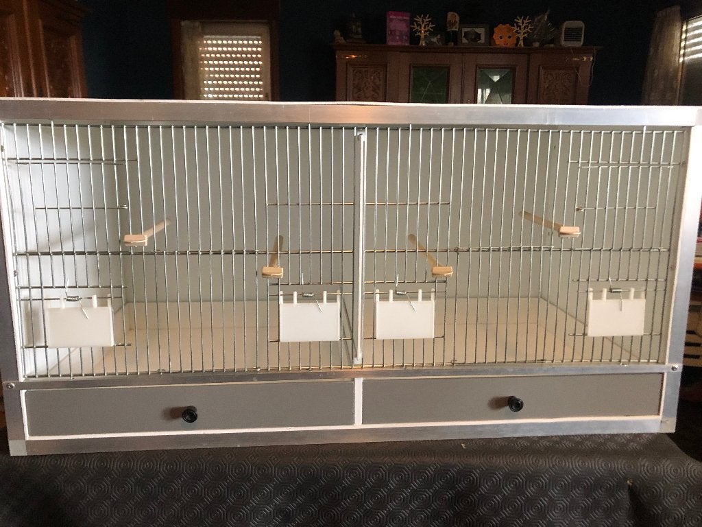 Cage d’élevage en pvc 40.40.80, Enlèvement, Comme neuf, Aluminium, Cage à oiseaux