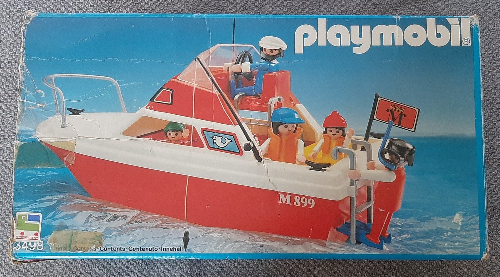 Playmobil- 3498 Boot en diepzeeduiker (1984), Ophalen of Verzenden