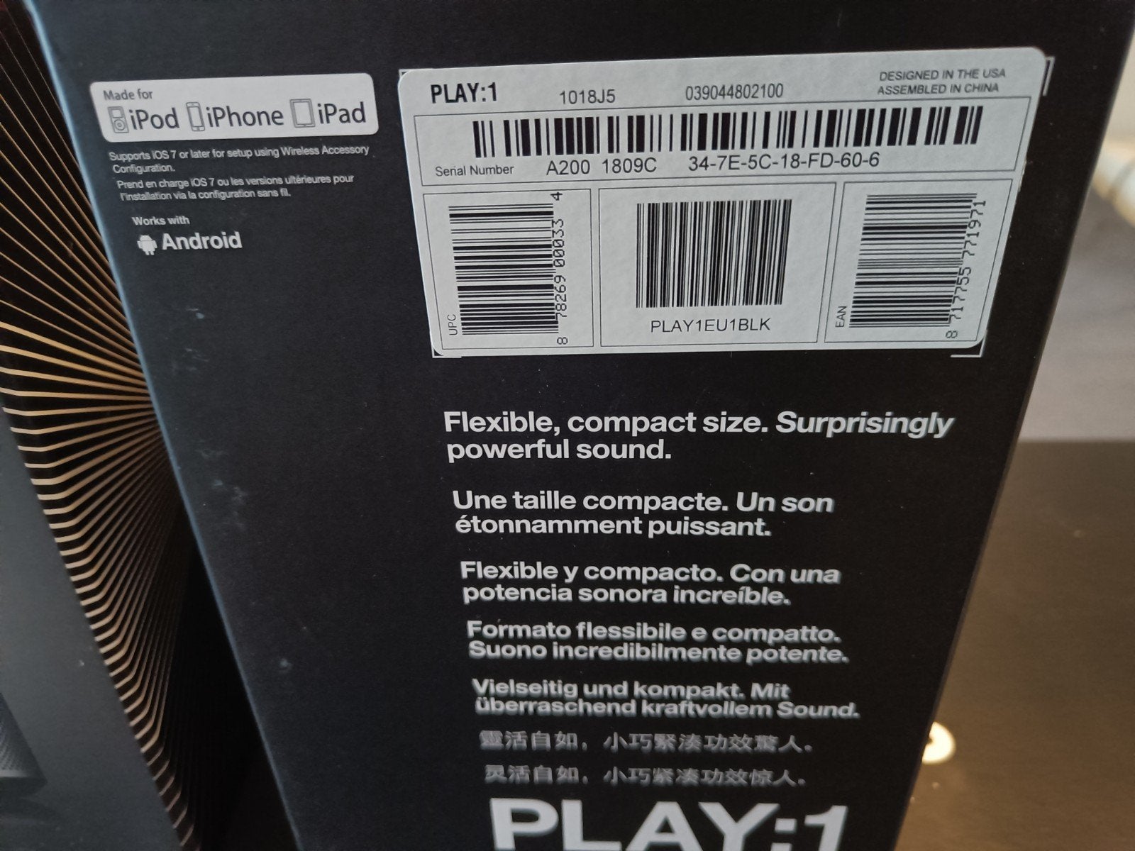 Sonos play 1, Audio, Tv en Foto, Professionele apparaten, Ophalen