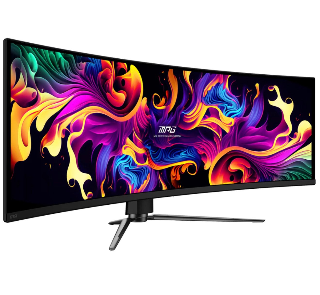 MSI MPG 491CQP Moniteur QD-OLED 124,5 cm (49") 5120 x 1440, Gaming, DisplayPort, Moins de 1 ms, Comme neuf