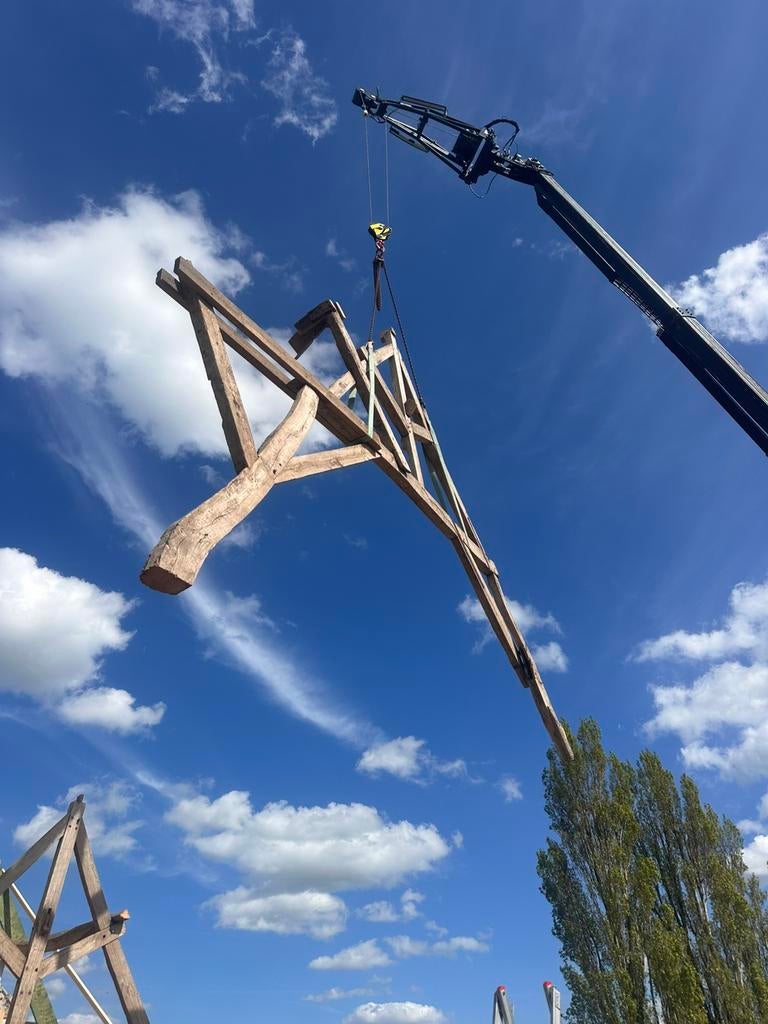 Gebinten en Gordingen, Doe-het-zelf en Bouw, Hout en Planken, Ophalen, Gebruikt