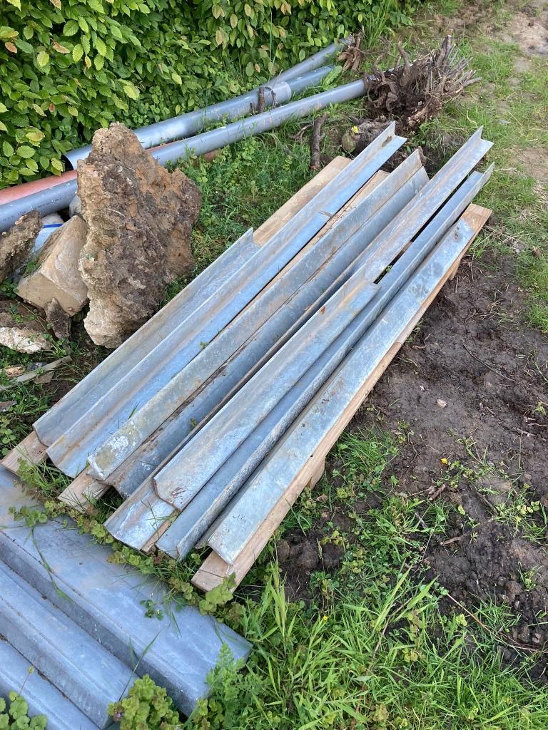 L-ijzers gegalvaniseerd staal, Doe-het-zelf en Bouw, Ophalen, Gebruikt, Overige metalen