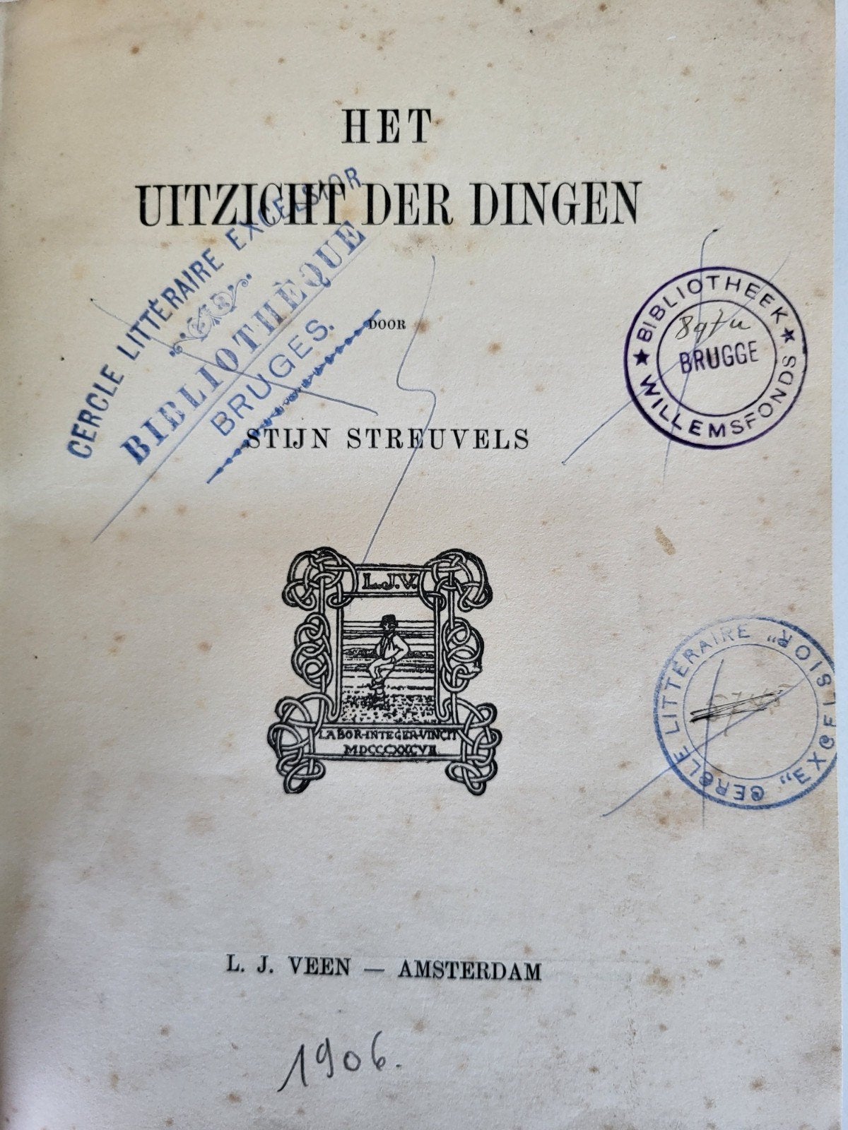 Stijn Streuvels - Het uitzicht der dingen - 1ste druk, Ophalen of Verzenden