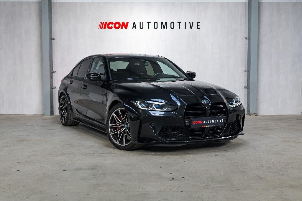 BMW G80 M3 COMPETITION - LASER I HUD I HK I 360 I M DRIVER, Auto's, 4 deurs, Achterwielaandrijving, 375 kW, Zwart