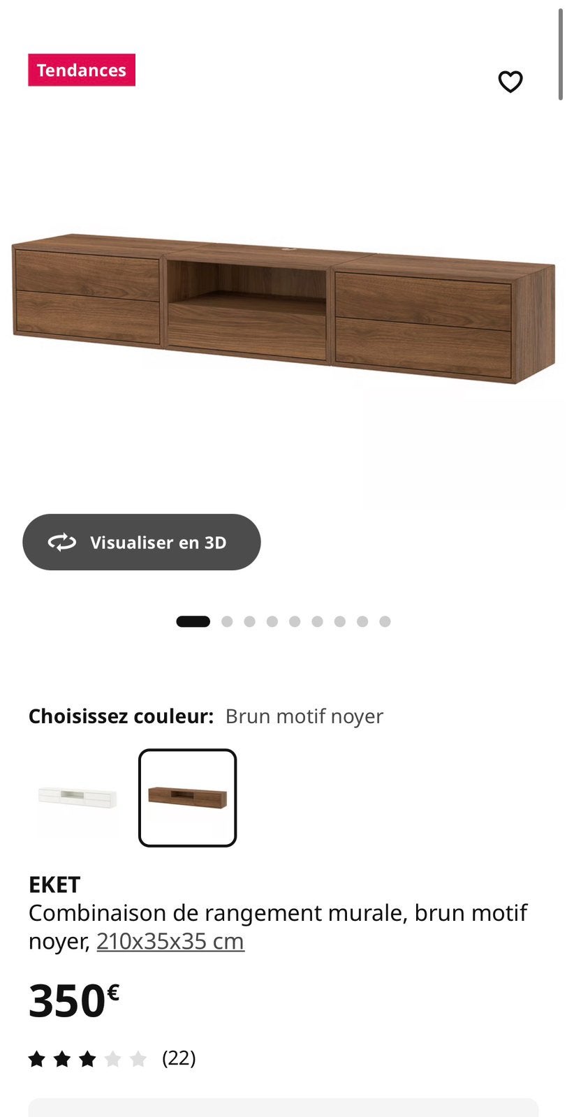Meuble tv, Maison & Meubles, Enlèvement, Comme neuf