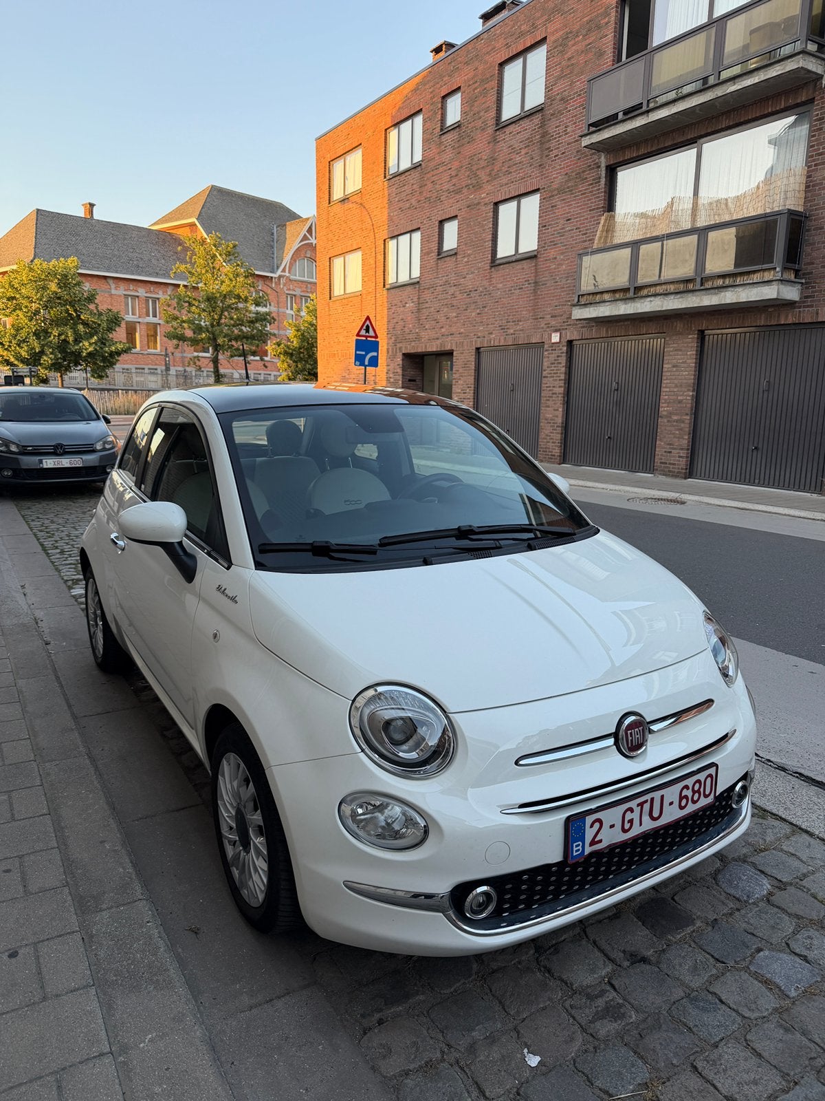 Fiat 500 Dolcevita Hybrid 2021 – 53.450 km – Panoramadak, Auto's, Euro 6, Wit, Handgeschakeld, 3 cilinders
