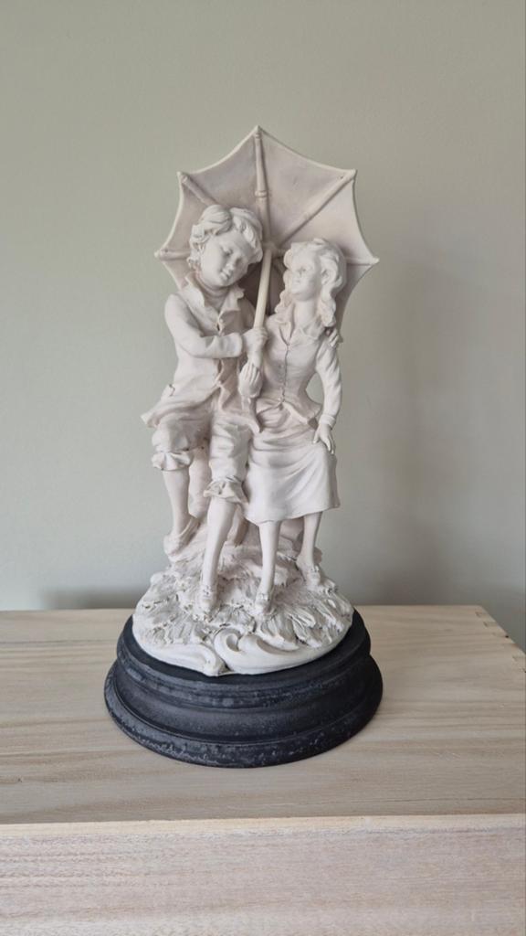 Origineel Italiaans Sculpuur A. Santini (30 cm) ., Antiek en Kunst, Ophalen of Verzenden