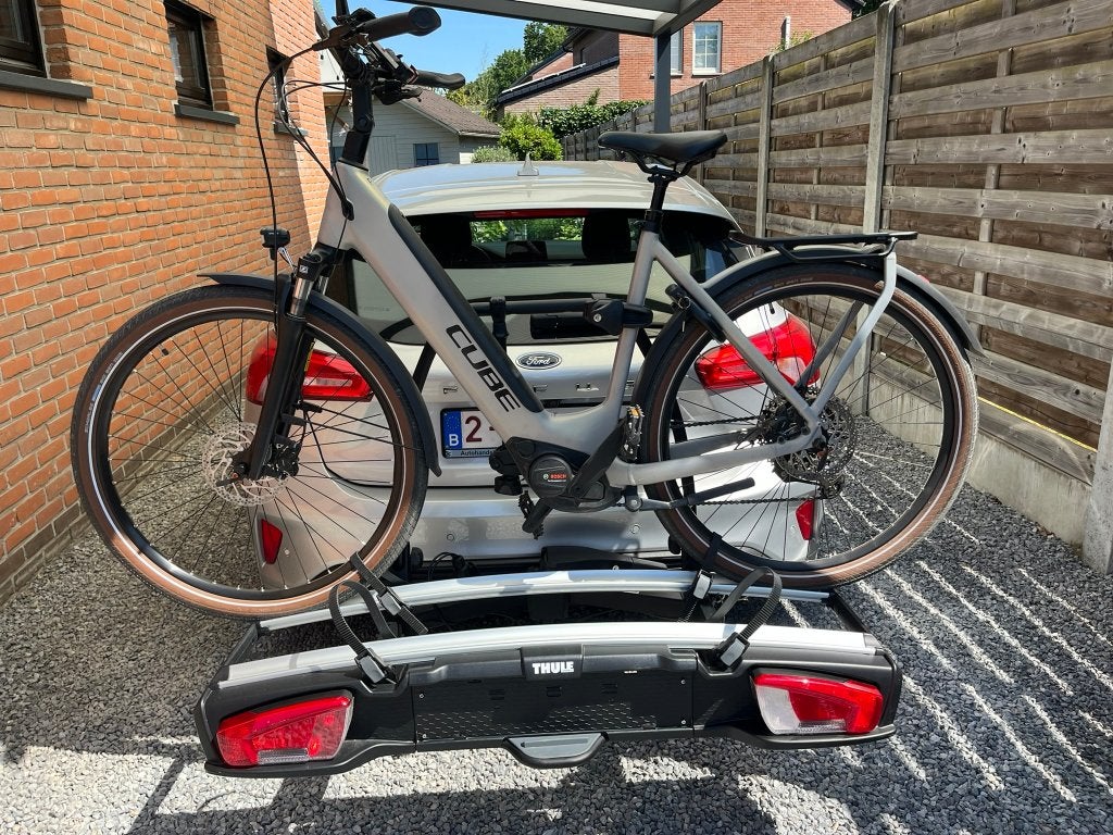 Thule fietsendrager VS XT 2 E-bikes kantelbaar., Ophalen, Elektrische fiets, Zo goed als nieuw, 2 fietsen