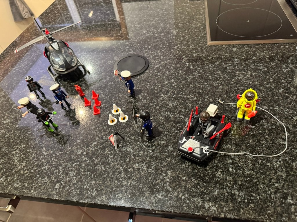 Playmobil - Police - Sauveteurs, Kinderen en Baby's, Speelgoed | Playmobil, Ophalen, Gebruikt, Losse onderdelen