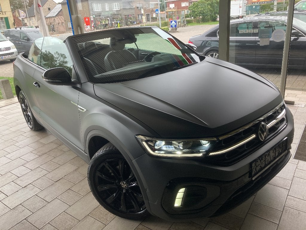 T-Roc Cabrio 150TSI 'Matt Edition Grey' - Exclusive -630/999, Auto's, 1498 cc, 4 cilinders, Cabriolet, Leder en Stof