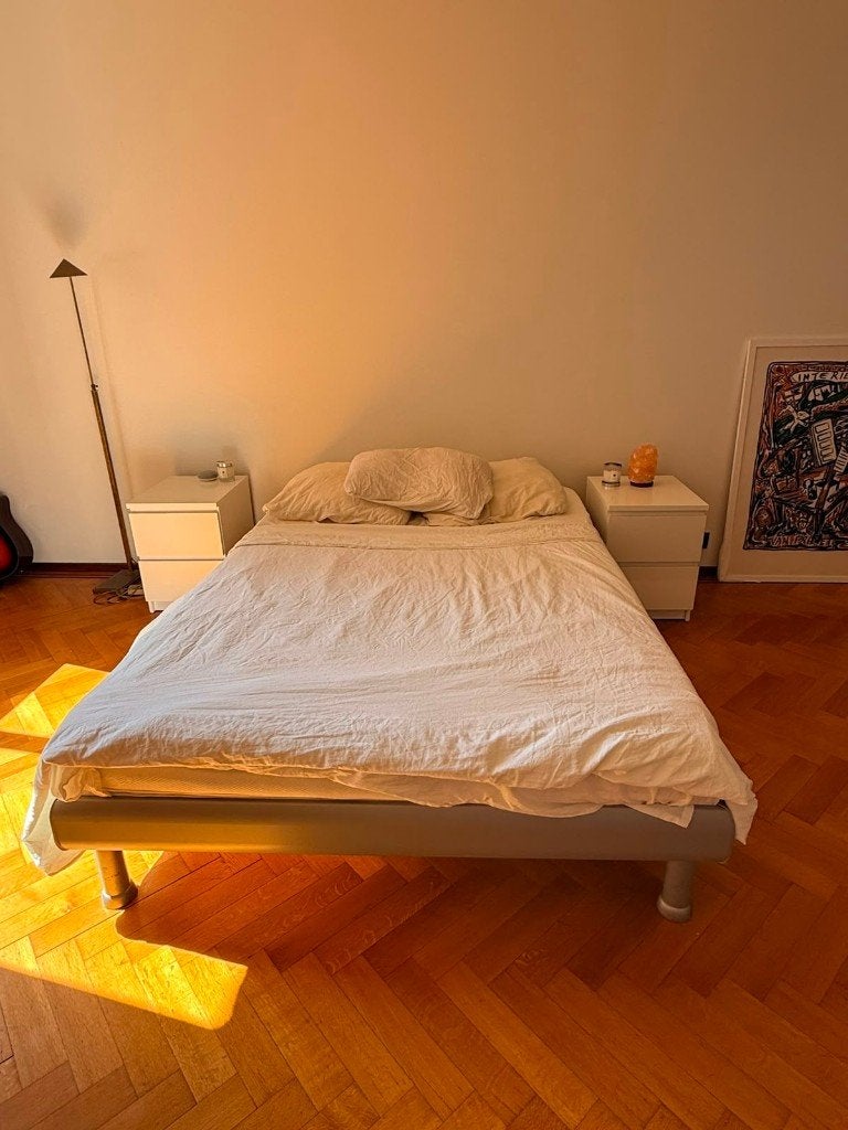 Gratis Bed (140x200), Enlèvement, Utilisé, 200 cm, 140 cm