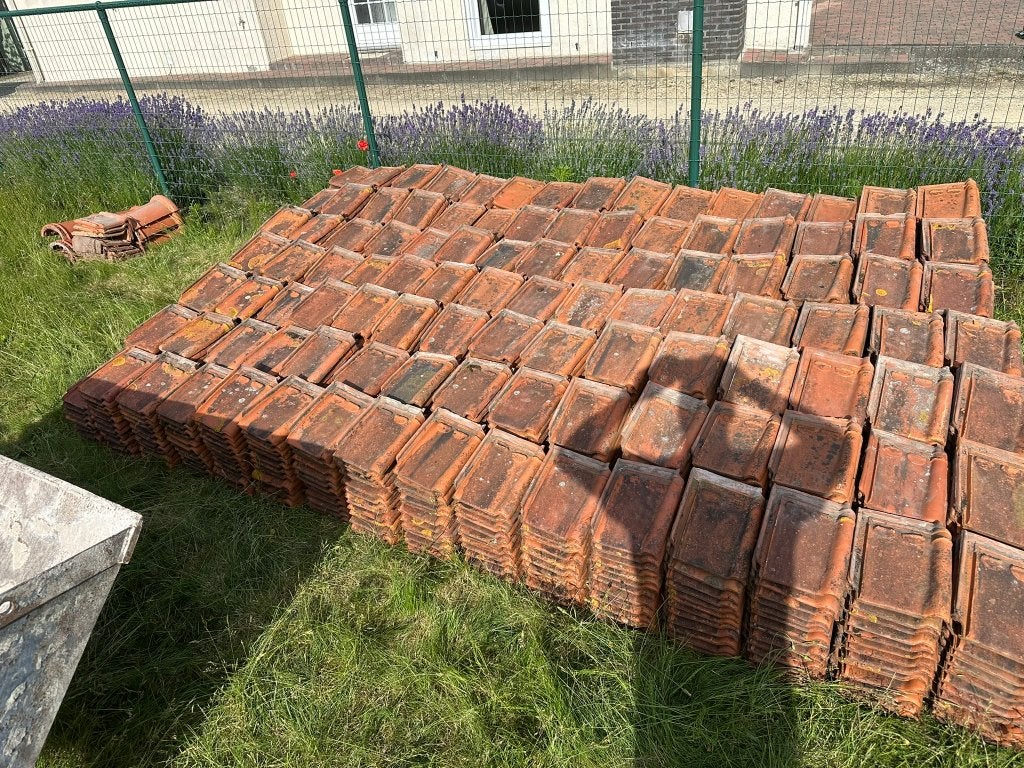 Franse dakpannen, Ophalen, Gebruikt, Steen of Klei, 15 m² of meer