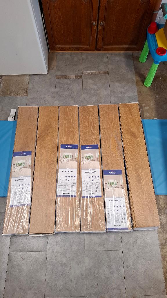 Parquet Quick-Step Creo, Huis en Inrichting, Stoffering | Vloerbedekking, Bruin, Zo goed als nieuw, Minder dan 10 m², Ophalen