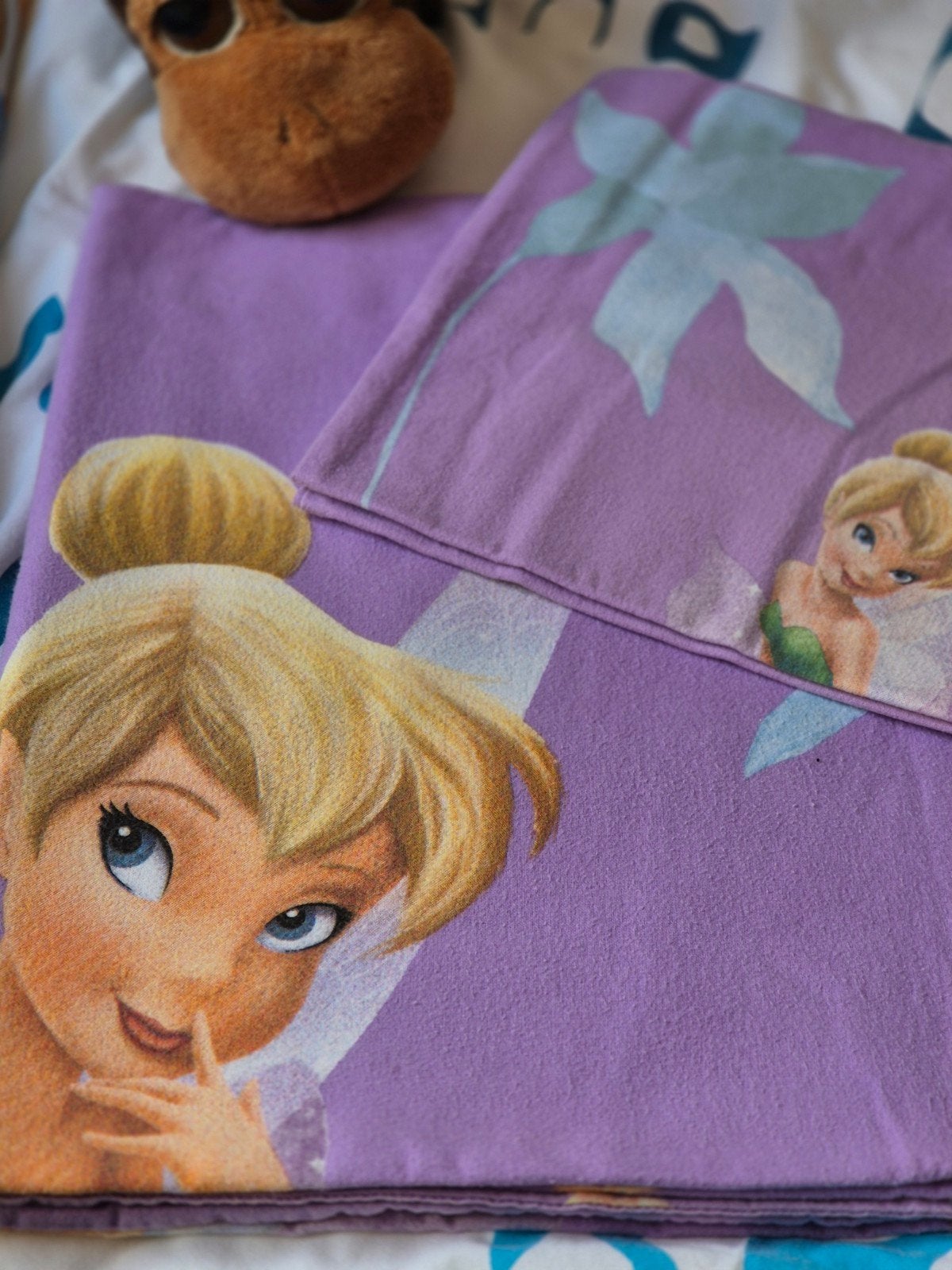 Dekbed overtrek Tinkerbel.flanel., Ophalen of Verzenden