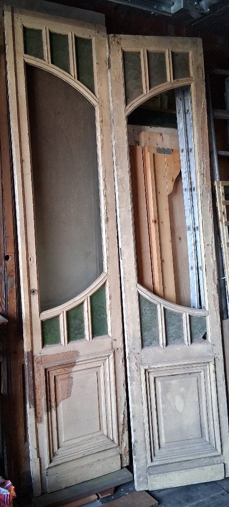 Porte ART DECO, Enlèvement, Utilisé, 120 cm ou plus, Bois