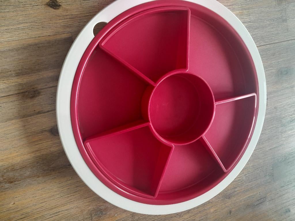 Plateau, Huis en Inrichting, Keuken | Tupperware, Ophalen, Gebruikt, Rood, Schaal