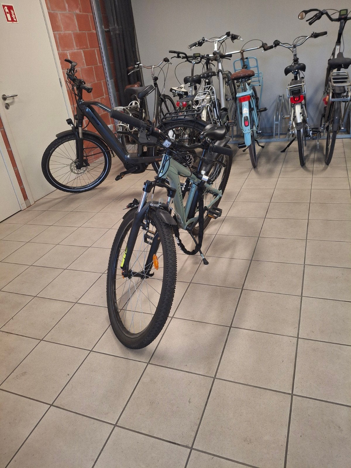 Kinderfiets, Ophalen